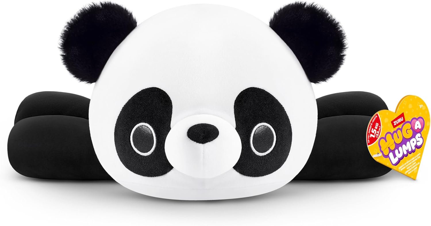 Hug-A-Lumps Panda Pete classic weighted plush panda cuddle buddy